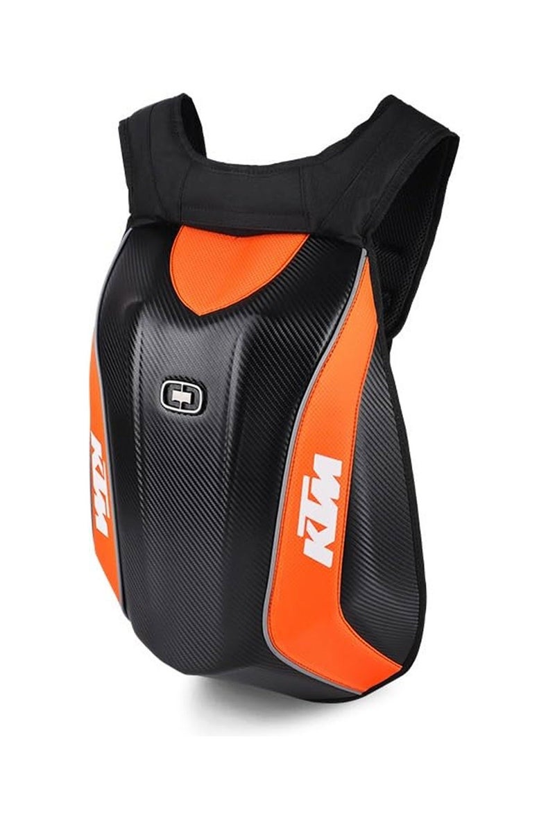 KTM حقيبة ظهر دراجة نارية من ألياف الكربون KTM، حقيبة تخزين خوذة مقاومة للماء - 850714 - Image 1